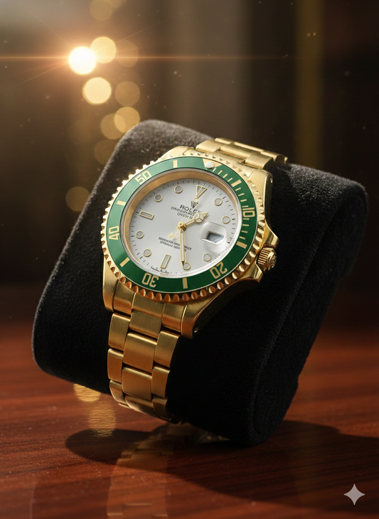 Rlx Premium New Dorado Tablero Blanco Bisel Verde